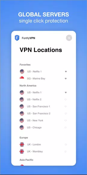 FortifyVPN - Best VPN Fast, Secure & Unlimited  Screenshot 2