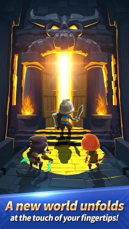 Dungeon Tactics: AFK Heroes  Screenshot 1