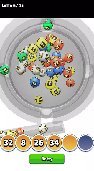 3D Lotto Lottery 6/45  Screenshot 2