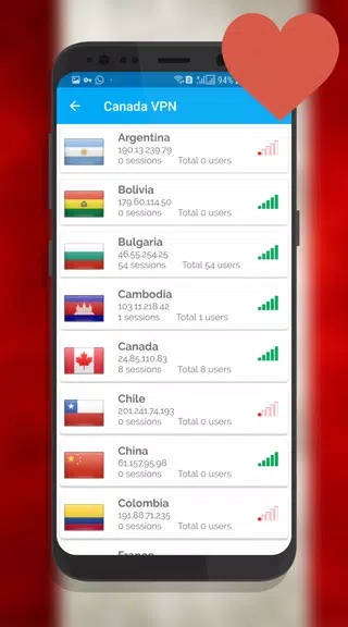 Canada VPN  - Unlimited , Free  Screenshot 2