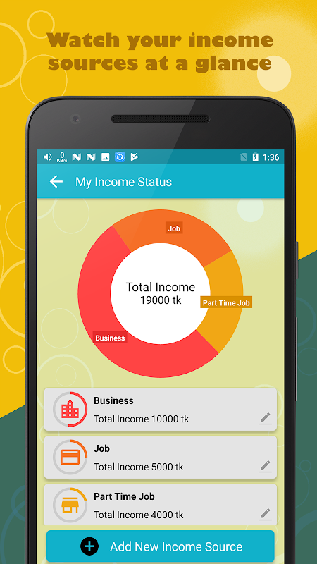 টাকা - আয় ব্যয় হিসাব, Taka Income Expense Manager  Screenshot 2