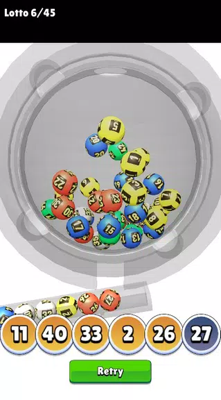 3D Lotto Lottery 6/45  Screenshot 3