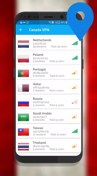 Canada VPN  - Unlimited , Free  Screenshot 4