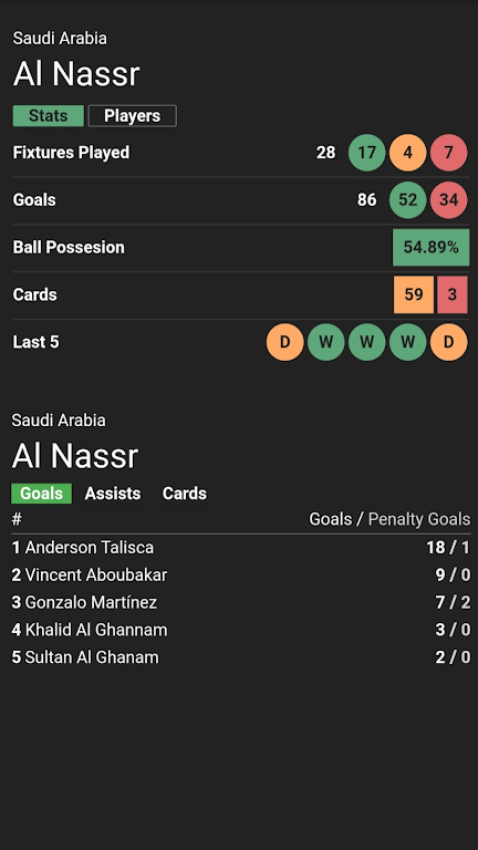 Al-Nassr saudi matches  Screenshot 3