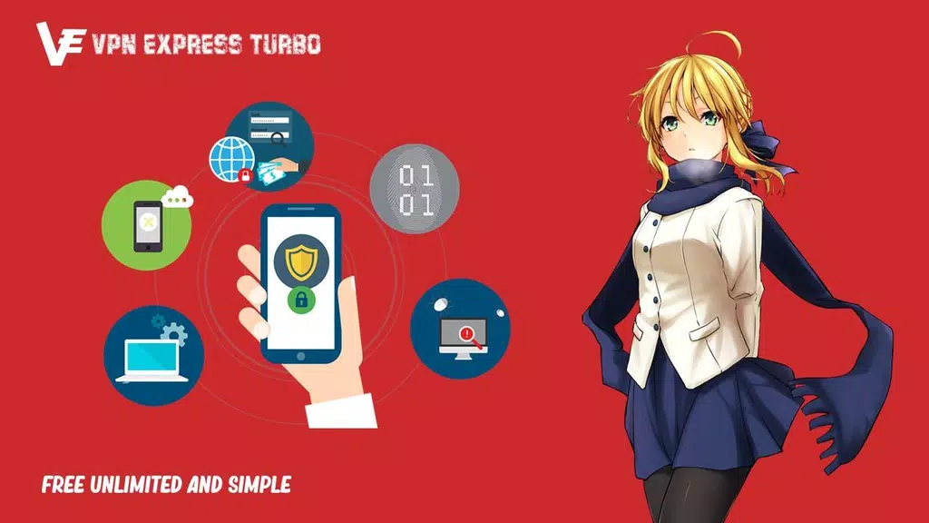 VPN Express Turbo - Free Proxy and Faster Internet  Screenshot 1