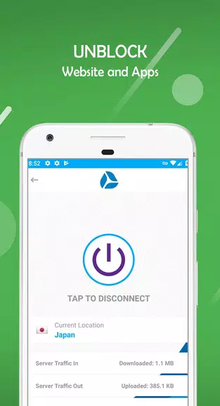 Blue VPN - A Fast , Unlimited & Free VPN  Screenshot 2