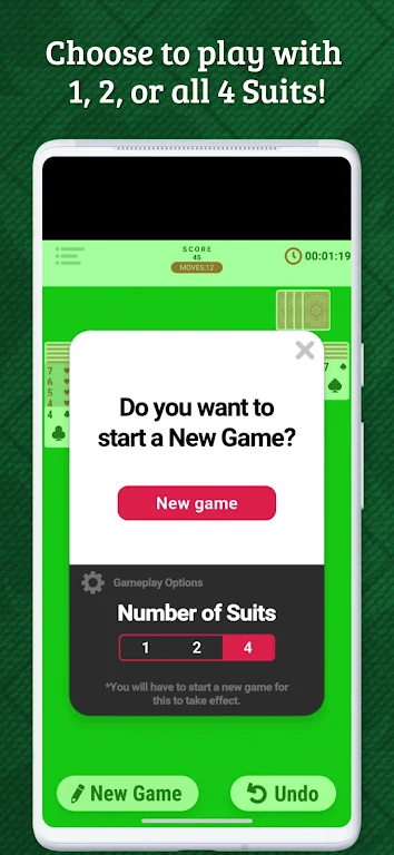 Spider Solitaire Infinite  Screenshot 2