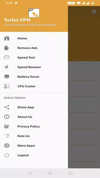 Turbo VPN - Free Premium VPN for Android  Screenshot 1