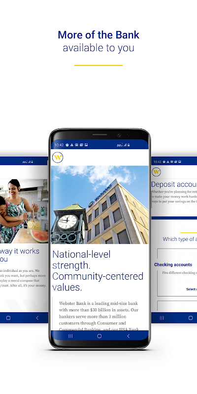 Webster Bank Mobile  Screenshot 1