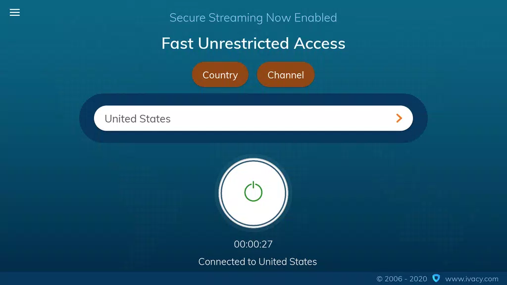 Ivacy VPN - Fast TV VPN Secure  Screenshot 1