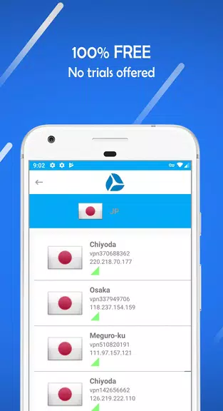 Blue VPN - A Fast , Unlimited & Free VPN  Screenshot 4