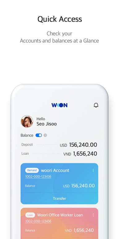Global Woori WON Banking  Screenshot 2