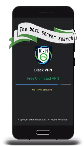 R.H VPN - Free VPN Unlimited  & Unblock Proxy  Screenshot 1