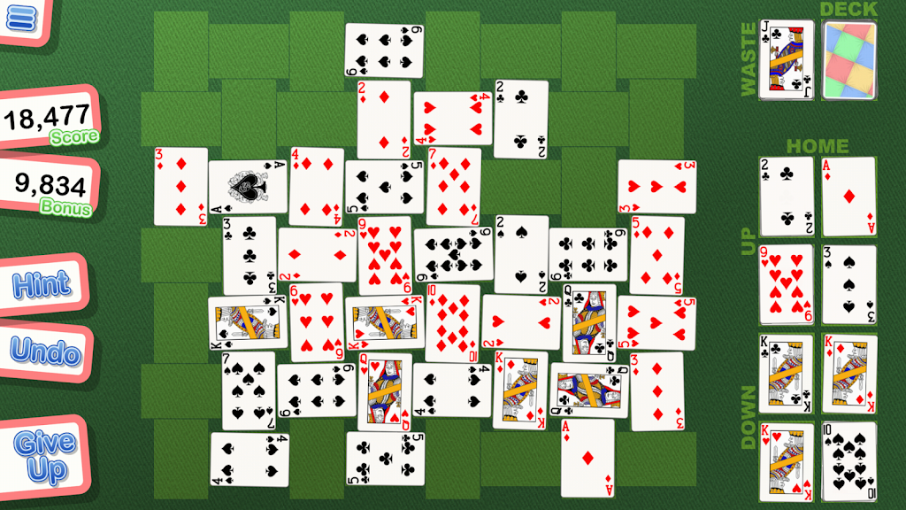 Crystal Crazy Quilt Solitaire  Screenshot 1