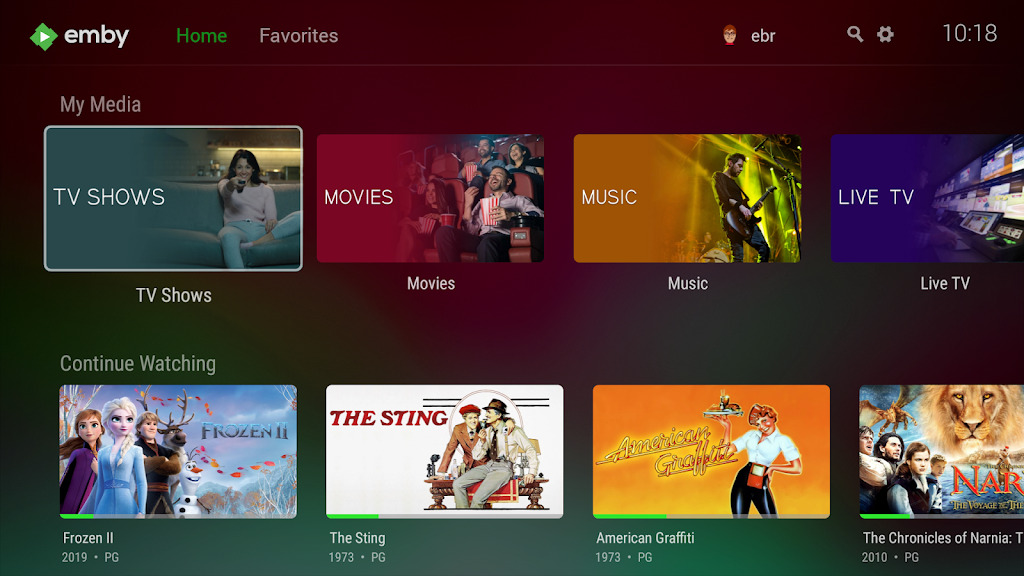 Emby for Android TV Mod  Screenshot 3