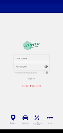 Expree Credit Union  Screenshot 1