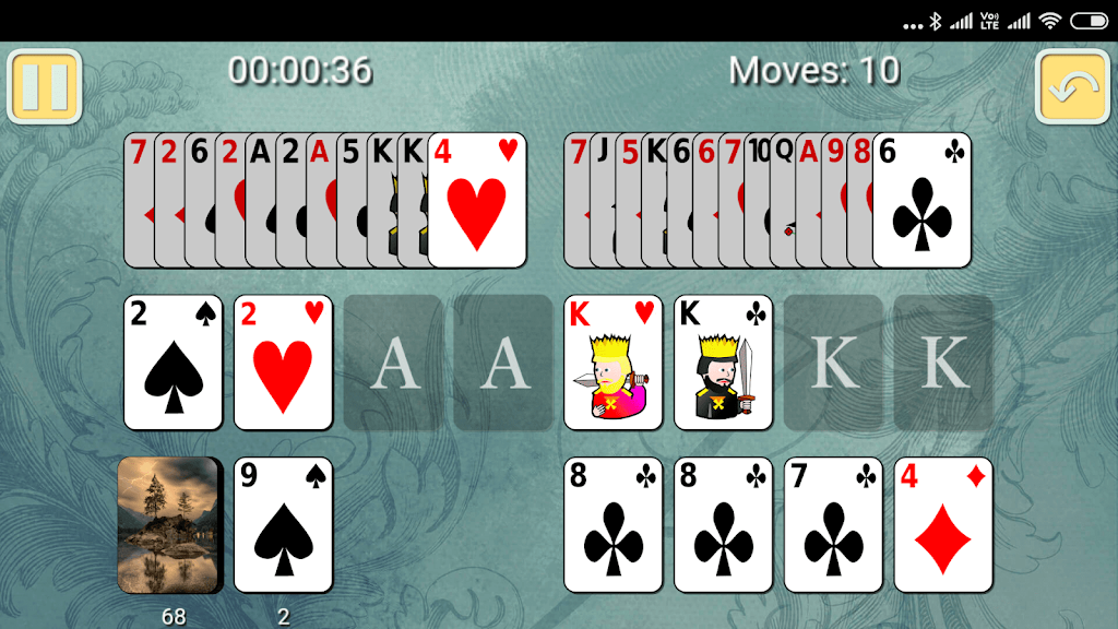 Aces and Kings Solitaire  Screenshot 1