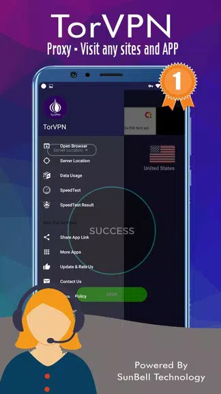 TorVPN Lite - Fast, Free Proxy & Unlimited VPN  Screenshot 4