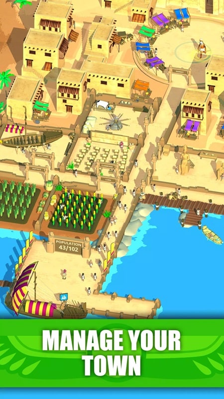 Idle Egypt Tycoon  Screenshot 1