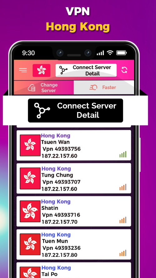 VPN Hong Kong  Screenshot 2