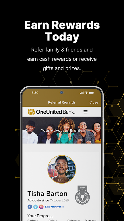 OneUnited Bank Mobile Banking  Screenshot 3