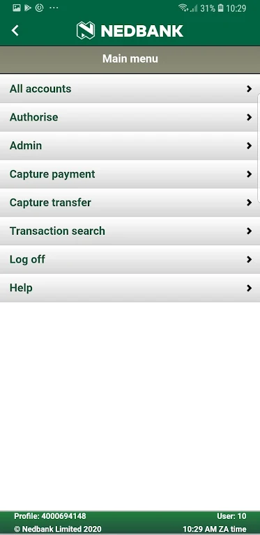 Nedbank AppSuite  Screenshot 4