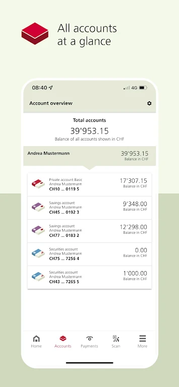 BEKB App – Mobile Banking  Screenshot 4