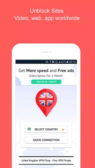 United Kingdom VPN Proxy - Free VPN Private  Screenshot 2