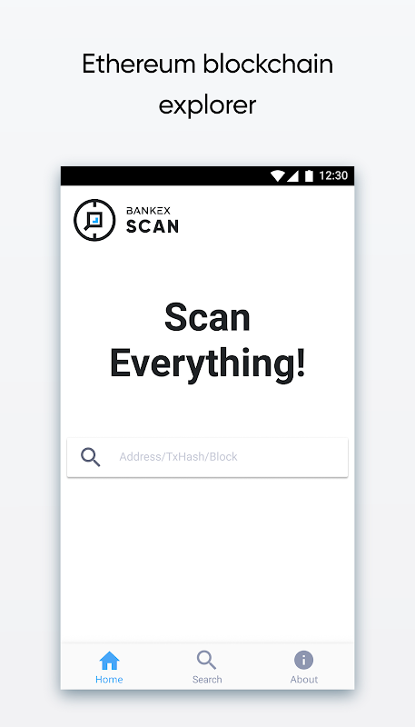 Blockchain explorer for Ethereum : BANKEX Scan  Screenshot 1