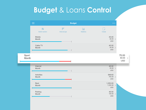 Budget- Expense Tracker,Bill Reminder,Debt Manager  Screenshot 2