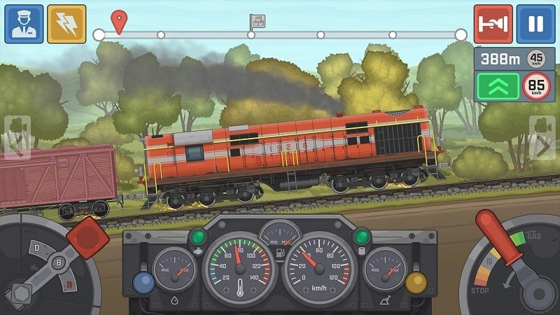 Train Simulator – 2D Railroad Game  Screenshot 2