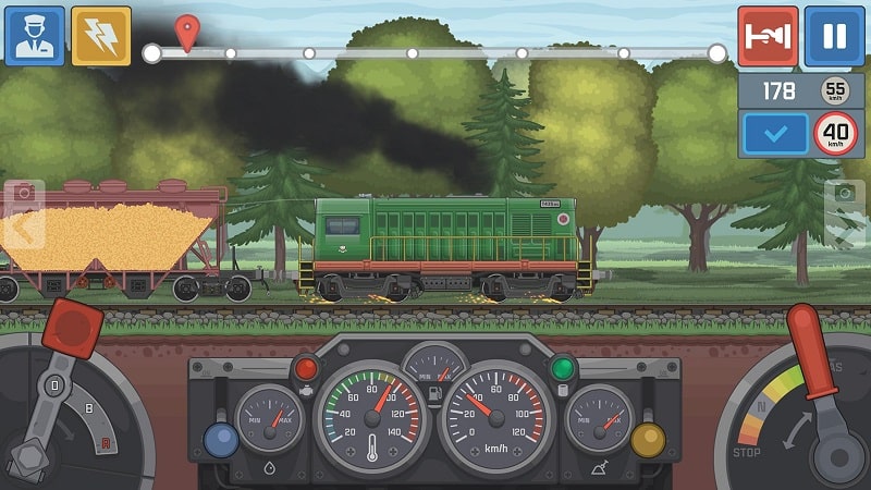 Train Simulator – 2D Railroad Game  Screenshot 3