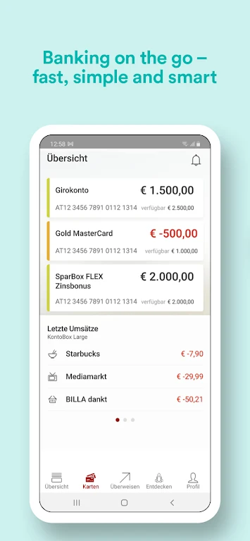 BAWAG Banking App  Screenshot 1