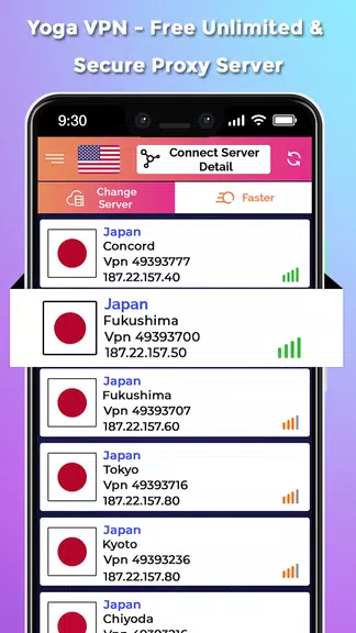 Yoga VPN - Free Unlimited And Secure Proxy  Screenshot 4