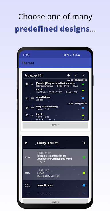 Your Calendar Widget Mod  Screenshot 2