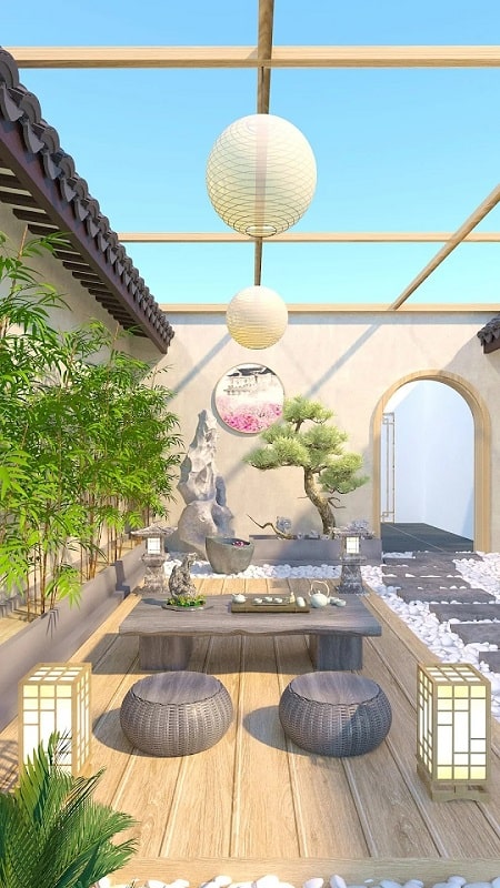 Solitaire Zen Home Design  Screenshot 2