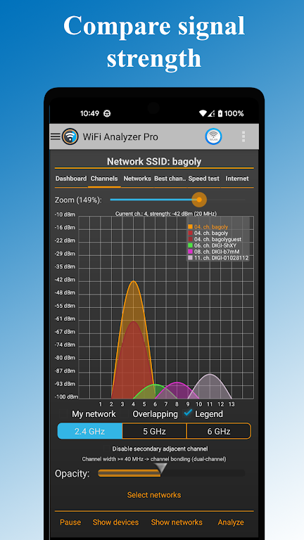 WiFi Analyzer Pro Mod  Screenshot 1