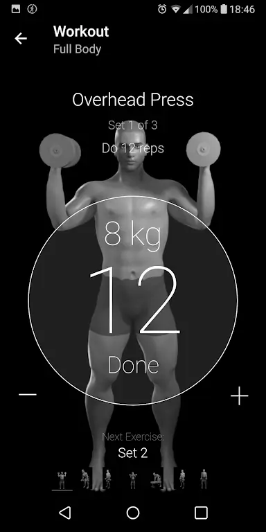 Dumbbell Home Workout Mod  Screenshot 2