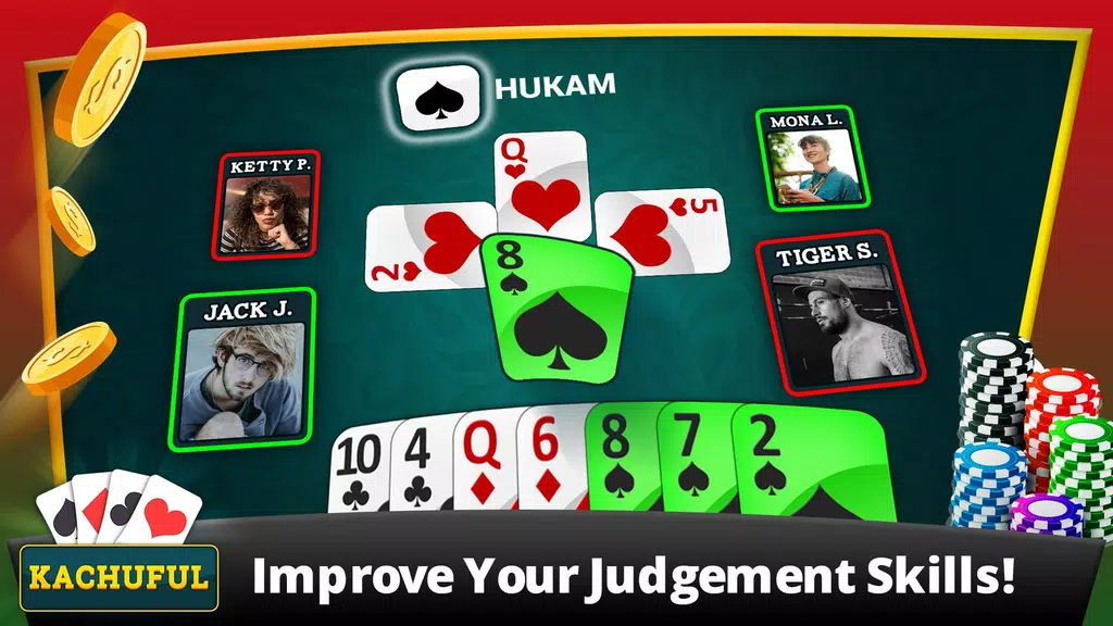 Kachuful - Desi Indian Card Game!  Screenshot 2