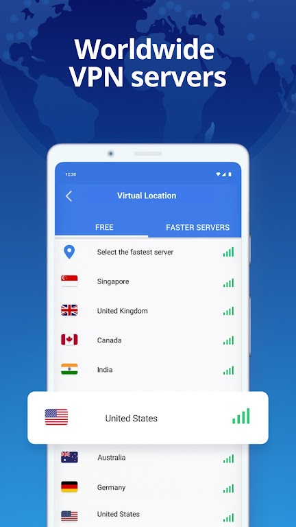 Snap VPN: Super Fast VPN Proxy Mod  Screenshot 1