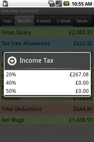 PAYE Tax Calculator  Screenshot 4