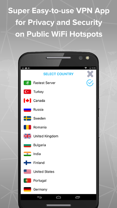 Unlimited FREE VPN - 123VPN  Screenshot 2