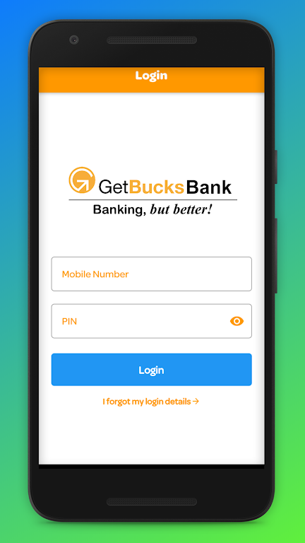 GetBucks Mobile Banking  Screenshot 1