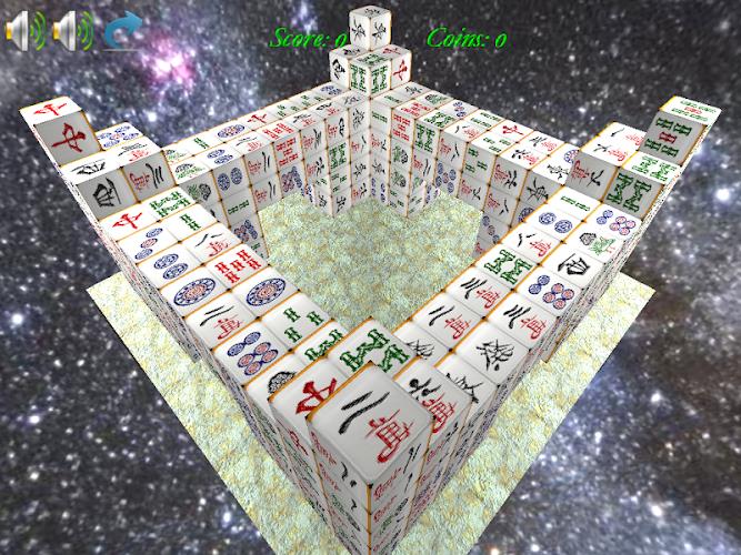 Mahjong 3D Cube Solitaire  Screenshot 1