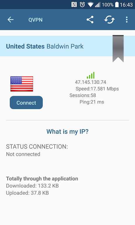 QVPN Free VPN Client  Screenshot 3