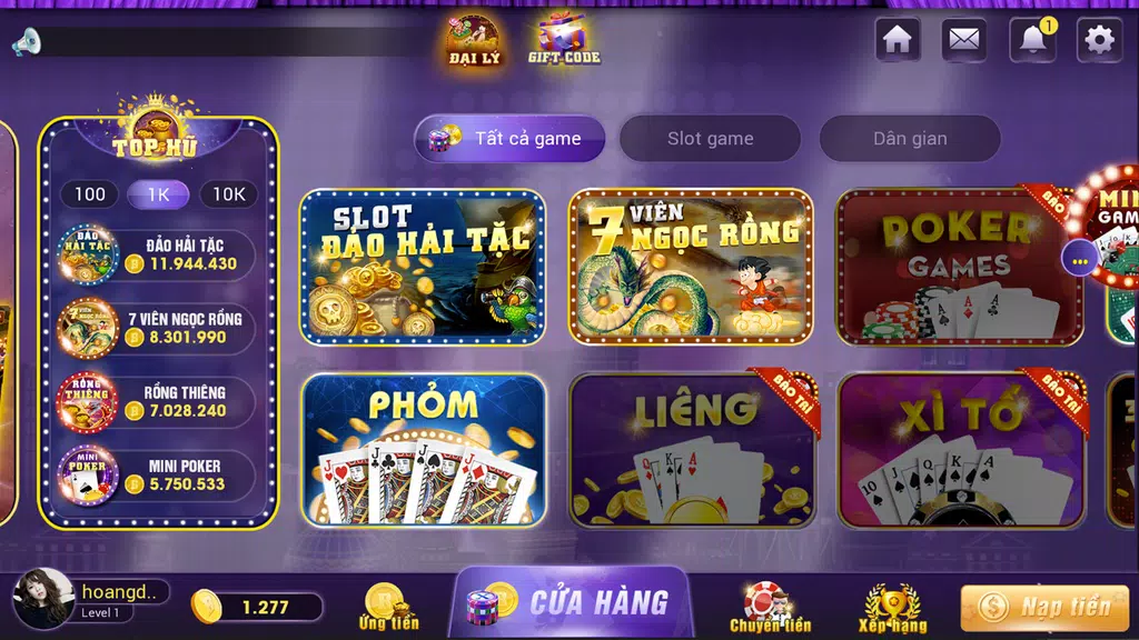 Ngon.Club – Game Bài Đổi Thưởng Mới Nhất 2018  Screenshot 1