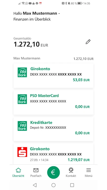 PSD Banking  Screenshot 1