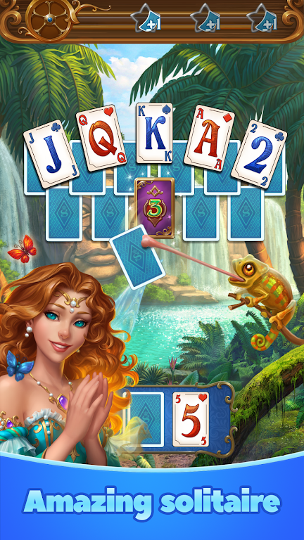 Magic Solitaire TriPeaks Cards Adventure  Screenshot 1