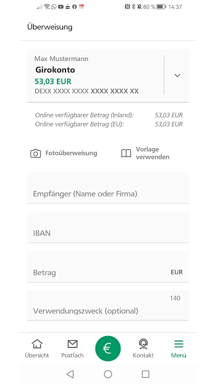 PSD Banking  Screenshot 3