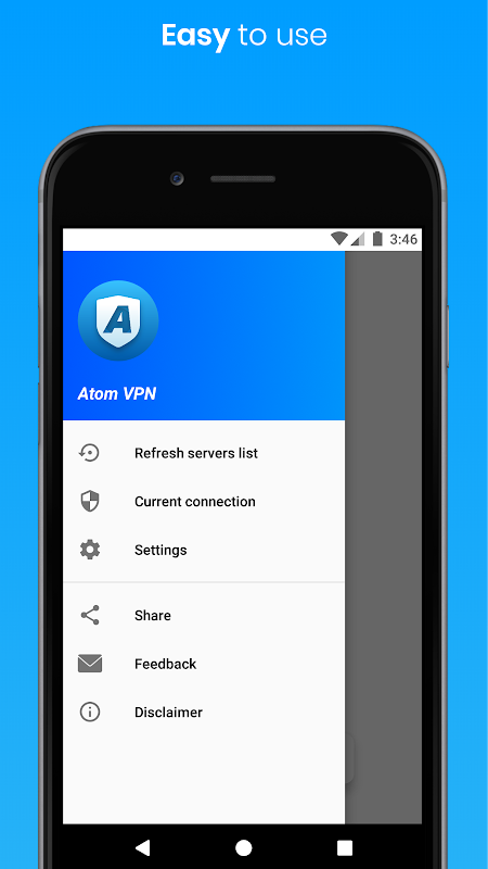 Atom VPN - Free VPN Proxy Server & Ads Free  Screenshot 2